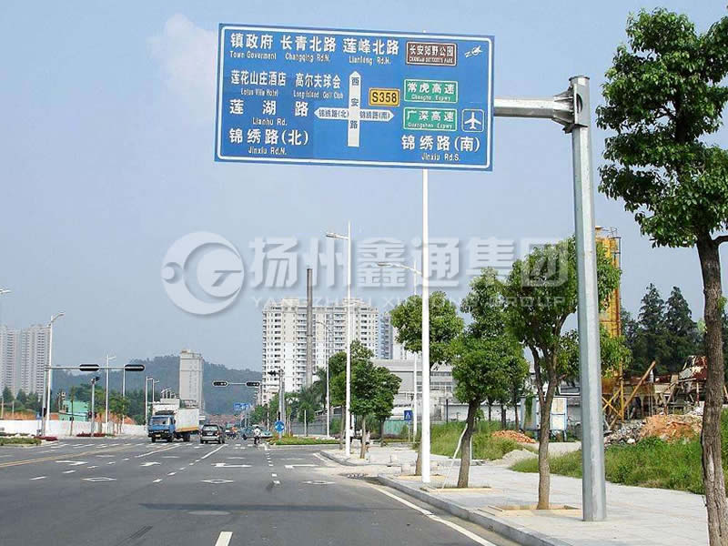 BZG-008，交通標志桿，八棱交通標志桿