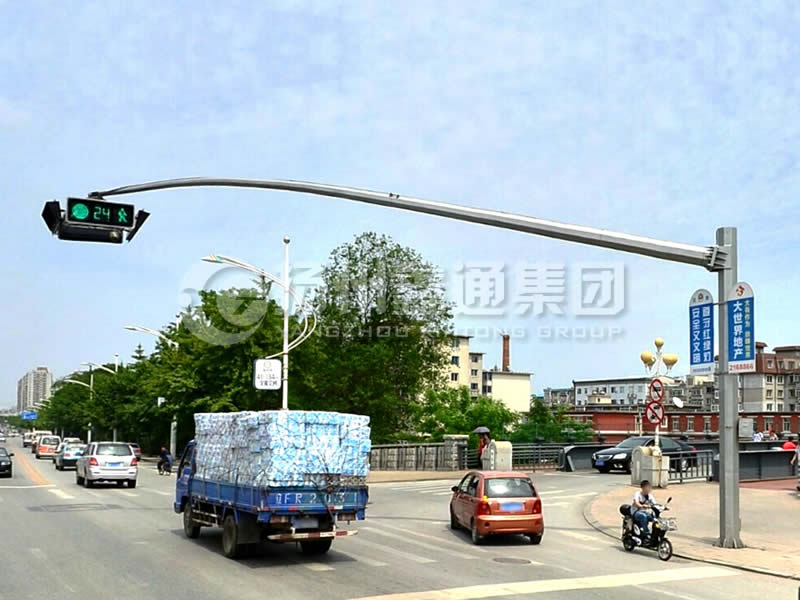 XHDG-048，吊籠式信號燈桿，吉林信號燈桿